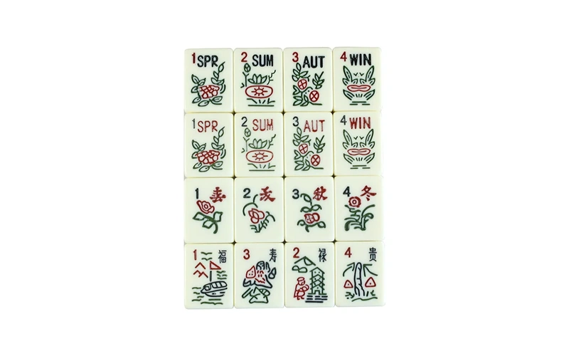 166 Melamine Tiles American Mahjong Set