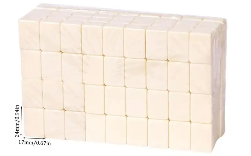 Traditional Mini Chinese Mahjong 144pcs Set